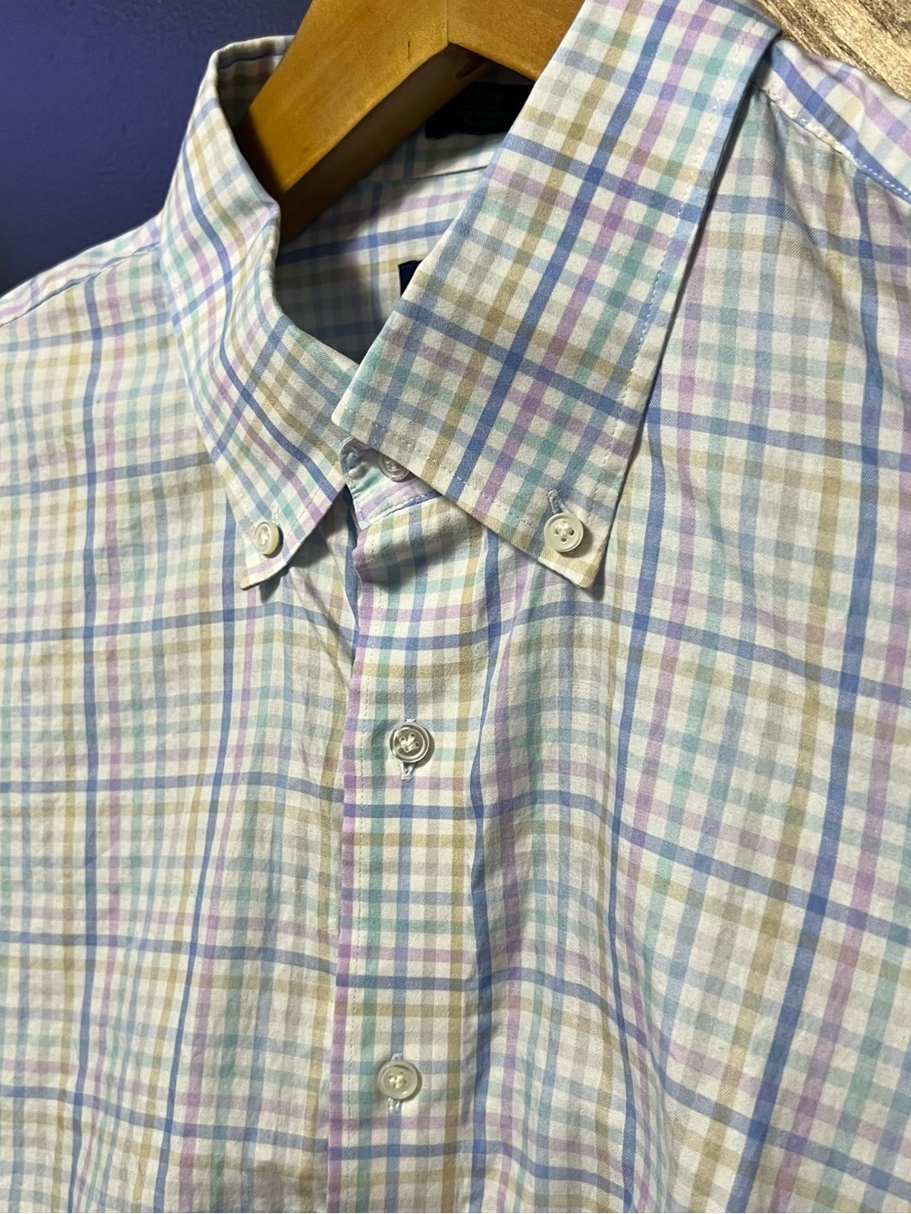 Peter Millar Flex Finish  Plaid Button-Down Shirt